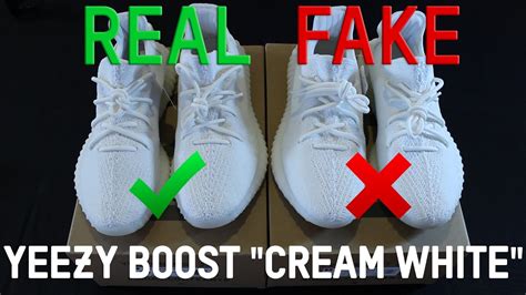 adidas yeezy v2 cream white real vs fake|Adidas Yeezy 350 scam.